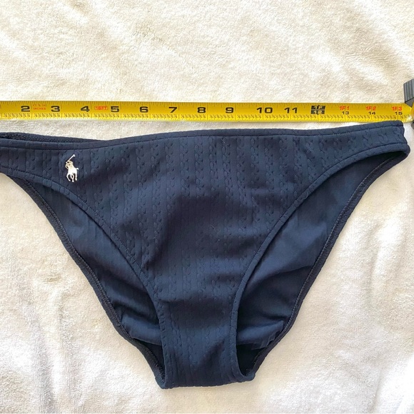 Vintage Ralph Loren navy blue bikini size small - Picture 10 of 10